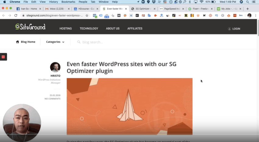 Siteground 的 SG Optimizer plugin 改善 PageSpeed 分數 Siteground 的 SG Optimizer plugin 改善 PageSpeed 分數
