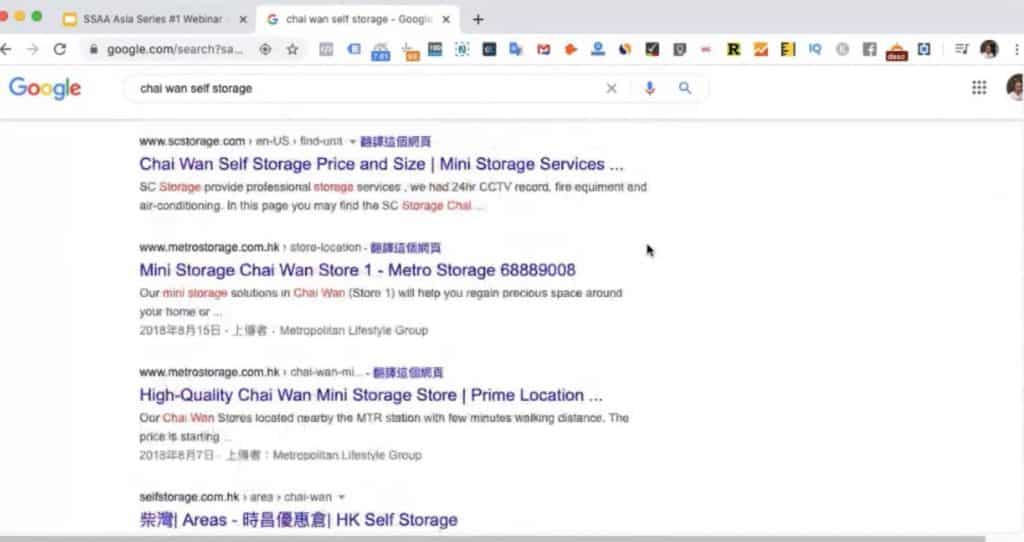 利用「迷你倉 SEO」學習地區性搜尋意圖 利用「迷你倉 SEO」學習地區性搜尋意圖