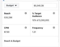 Facebook 廣告測試:$2,000 多元可以接觸到 20 萬人 (Reach and frequency模式) Facebook 廣告測試:$2,000 多元可以接觸到 20 萬人 (Reach and frequency模式)
