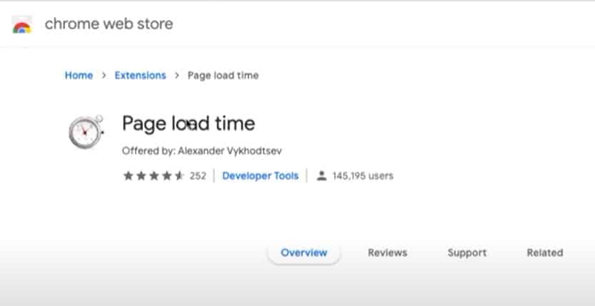 Google Search Console 更新:速度報告讓您了解您的網站速度 me extention - page load time