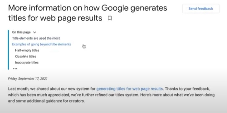 Google 有 87% 機會改你的內容標題,只在幅度的差別 how Google generates title for web page result