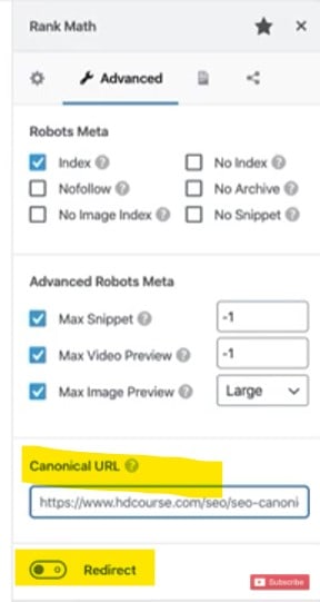 等了一星期,現在揭盅 SEO 實測 canonical 是否有效? Rank Math Redirect Feature