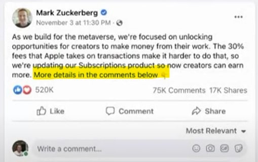 1 個步驟立即提升 Facebook 內容自然觸及率 (Organic reach) 詳情查看留言區