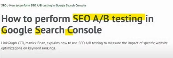 如何進行 SEO A/B test,有什麼需要注意 如何使用 Google Search Console 執行 A/B Test