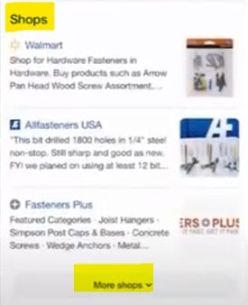 Google 推出新功能 ‘shops’,目前只有手機版才看到 Shop 顯示在自然搜尋界面