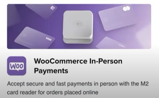 WooCommerce 支援的面對面收款信用卡機 (美國先行) WooCommerce 支援的面對面收款信用卡機 (美國先行)