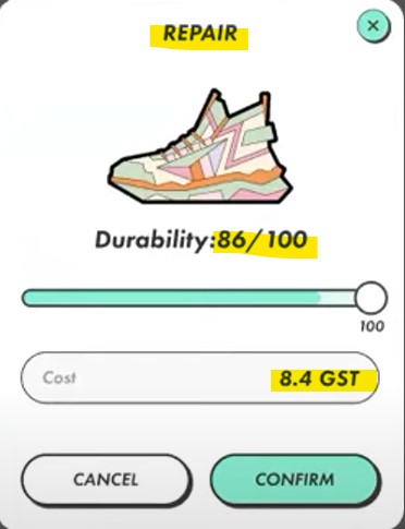 👶🏻Stepn新手攻略 👟move to earn💰,避免走冤枉路 跑鞋修復成本