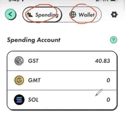 👶🏻Stepn新手攻略 👟move to earn💰,避免走冤枉路 Spending 與 Wallet