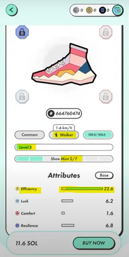 👶🏻Stepn新手攻略 👟move to earn💰,避免走冤枉路 我的跑鞋