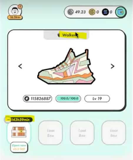 👶🏻Stepn新手攻略 👟move to earn💰,避免走冤枉路 寶箱與 Walker 鞋