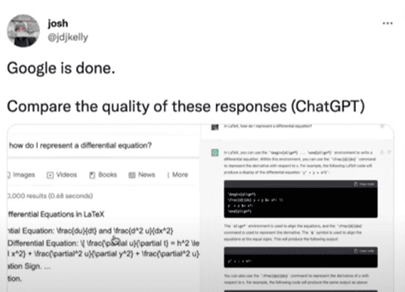什麼是 ChatGPT?這個 Chat GPT技術會如何顛覆我們創造內容的認知? 比較 Google 和 Chat GPT 的答案