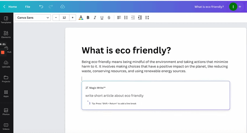 Canva 已經擁抱 AI 功能,快過 Microsoft 365 / Google Workspace Canva 已經擁抱 AI 功能,快過 Microsoft 365 / Google Workspace