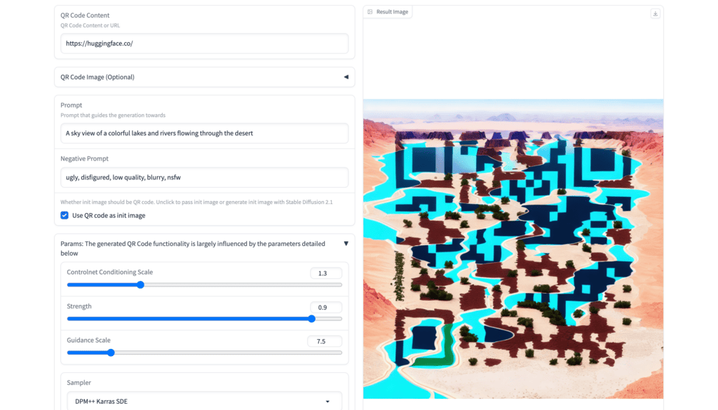 如何建立 AI 生成的 QR code 圖像