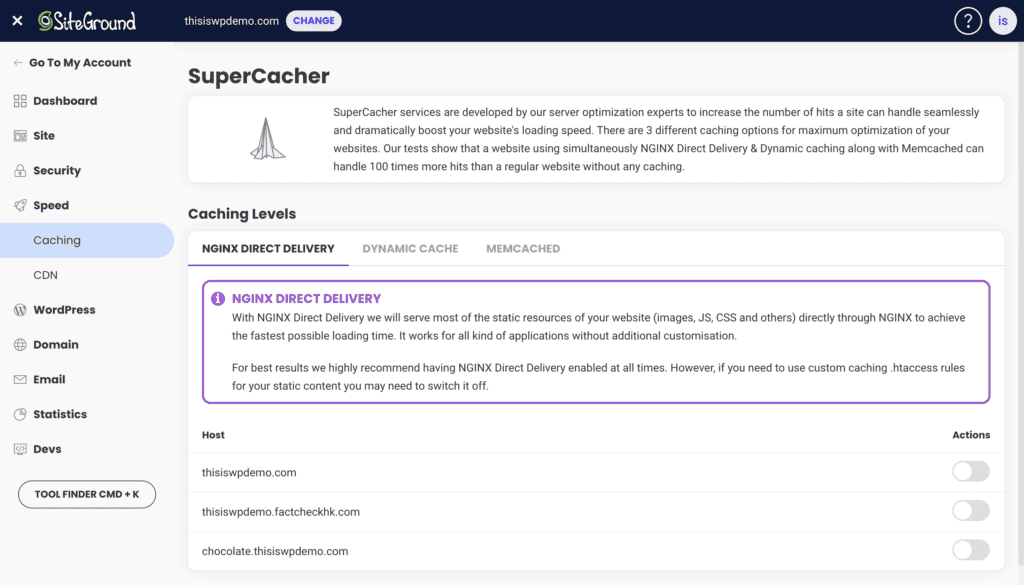 SiteGround 作為 WordPress 主機的優勢 - 加速與安全最佳化