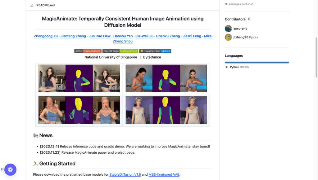 MagicAnimate: 圖片變動畫 MagicAnimate: 圖片變動畫