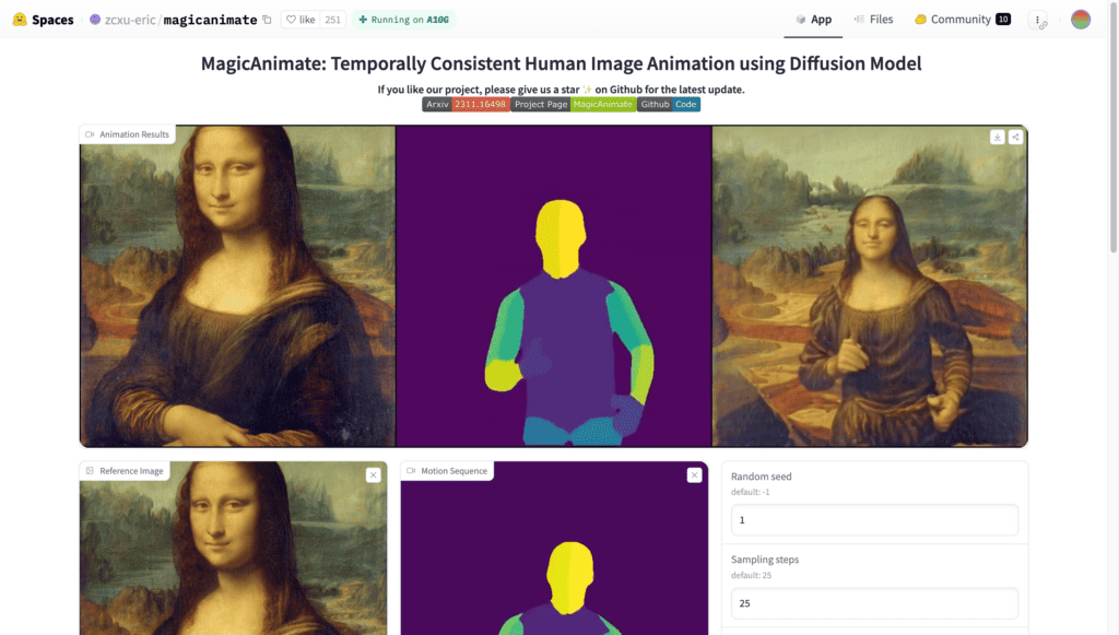 MagicAnimate: 圖片變動畫 MagicAnimate: 圖片變動畫