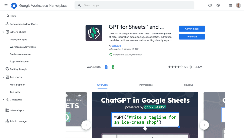 Google Spreadsheet 使用 ChatGPT,不需要 API,香港都用到 Google Spreadsheet 使用 ChatGPT,不需要 API,香港都用到