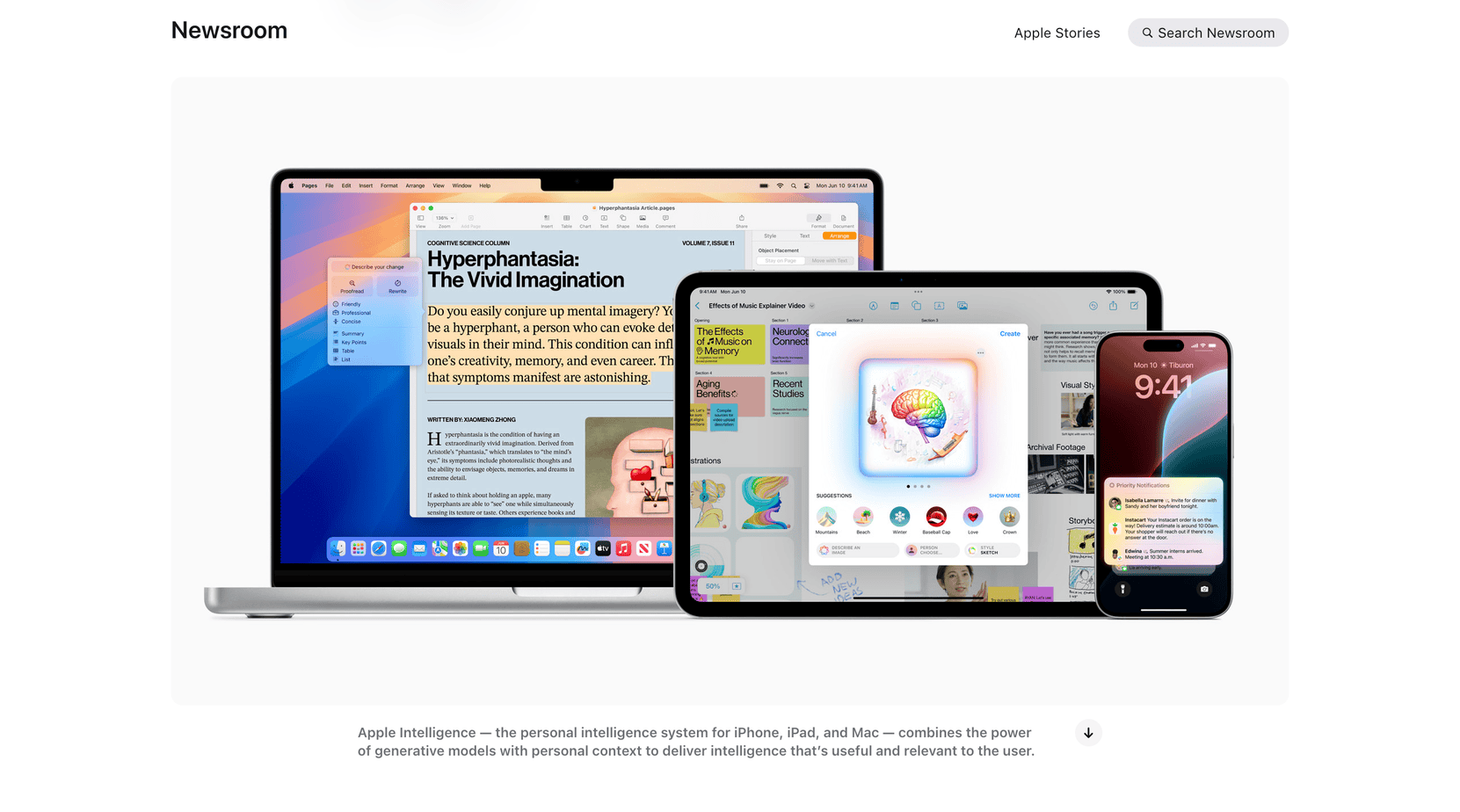 Apple Intelligence：打破AI新標準，iPhone、iPad和Mac的智能革命